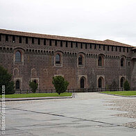 Innenhof des Castello Sforzesco