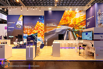 Foto vom Stand auf der K Messe in Düsseldorf Messefoto