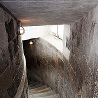Treppengang im Turm von Pisa Treppengang