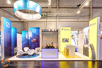 Messestand der Deutschenbank Deutschebank