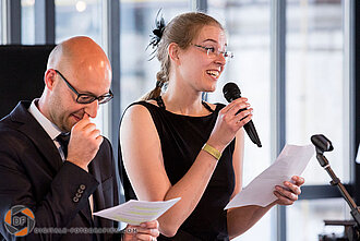 Anmoderation des Zeugnisausgabe Moderation