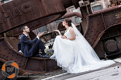 Shooting in der Henrichshütte in Hattingen Henrichshütte