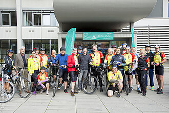 Gruppenfoto Radtour