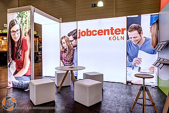 Messestand vom Jobcenter Köln Jobcenter Köln