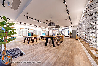 Innenansicht der Mr. Spex Filiale in Gütersloh Innenansicht