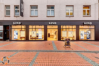 Außenaufnahme der KIND Filiale in Essen-Steele Außenaufnahme