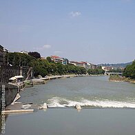 Aussicht von der Brücke Aussicht
