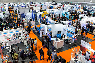 Messehalle aus der Vogelprespektive Messehalle