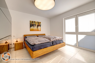 Immobilienaufnahme vom Schlafzimmer Schlafzimmer