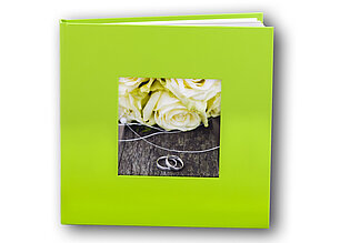 Hochzeitsfotobuch Aussparung