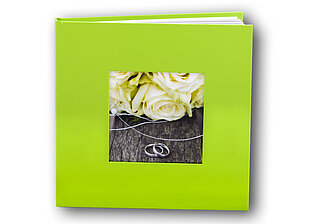 Hochzeitsfotobuch Aussparung