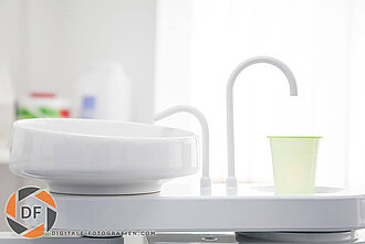 Spülbecken am Behandlungssitz