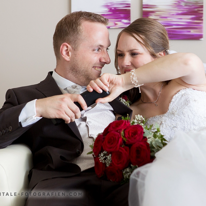 Brautpaar Shooting im Hotel