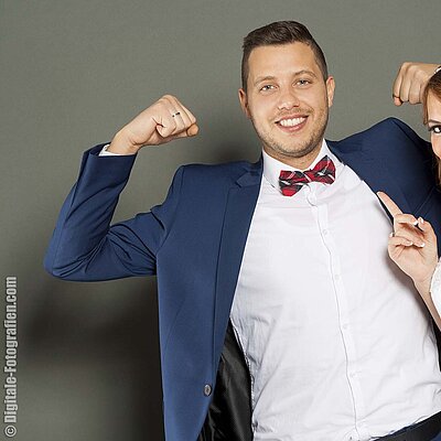 Bräutigam als Held Hero