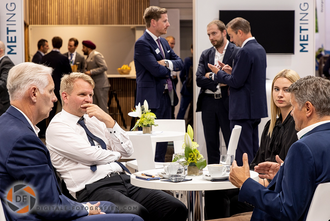 Meeting auf dem Messestand in Essen Meeting