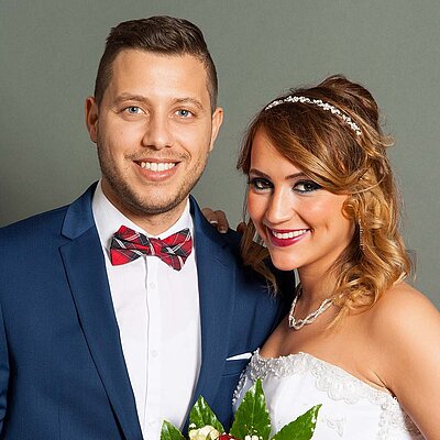 Brautpaarshooting im Studio Brautpaarshooting Studio