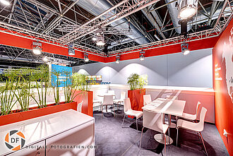 Fotos auf der K Messe in Düsseldorf Messestand