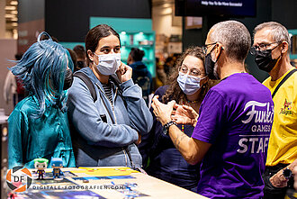 Beratungsgespräch am Stand Beratungsgespräch