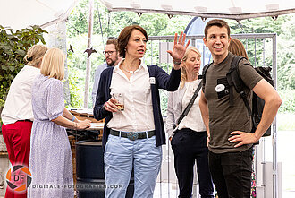 Checkin zum Event Empfang