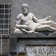 Statuen im Zentrum von Turin Statuen