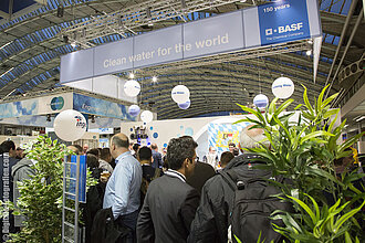 Messestand der inge / BASF auf der Aquatech Amsterdam Aquatech Amsterdam