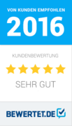 Auszeichnung zum Empfohlener Dienstleister 2016 Empfohlener Dienstleister 2016