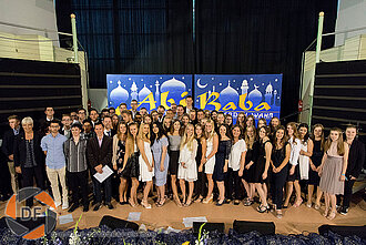 Gruppenfoto der Abiturienten 2017 Gruppenfoto