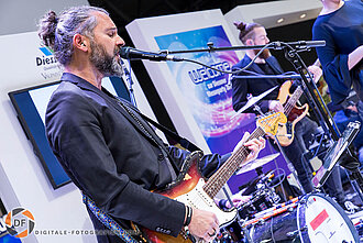 Die Band beim Auftritt Band