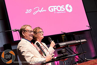 Evenftoto mit der Geschäftsführung der GFOS 30 Jahre GFOS