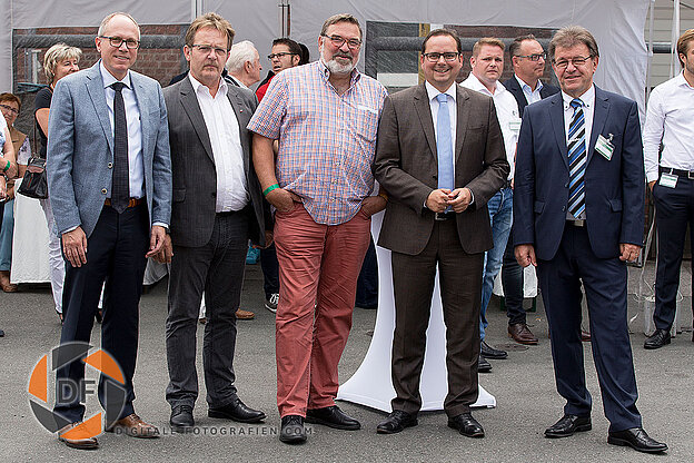 Gruppenfoto mit Oberbürgermeister Kufen Gruppenfoto