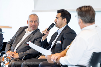 Podiumsdiskussion im Erich Brost-Pavillion auf Zollverein Podiumsdiskussion