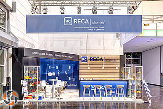 Fotos vom Messestand auf der K Messe Messestand