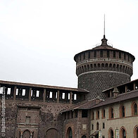 Innenhof des Castello Sforzesco