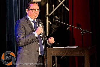 Oberbürgermeister Thomas Kufen auf Jubiläumsfeier Oberbürgermeister Thomas Kufen