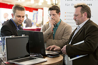 Digitale Fotografien Messestand Messestand