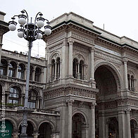 Einganz zur Galleria Vittorio Emanuele II