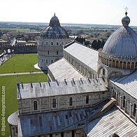 Aussicht vom Pisa Turm Panorama