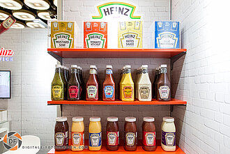 Heinz Ketchup Produktregal Heinz