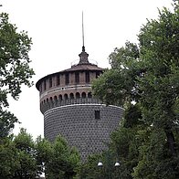 Turm Castello Sforzesco
