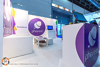 Phorest Messestand auf der Top Hair in Düsseldorf Beauty