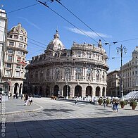Italien - Genova Piazza de Ferrari Piazza de Ferrari