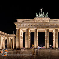 Nachtaufnahme vom Brandenburgertor Brandenburgertor