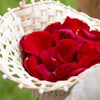 Hochzeitsfotos von kleineren Details und Dekorationen Impressionen