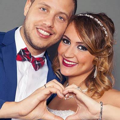 Hochzeitsfotos vom Brautpaar Shooting im Studio Brautpaar Shooting im Studio