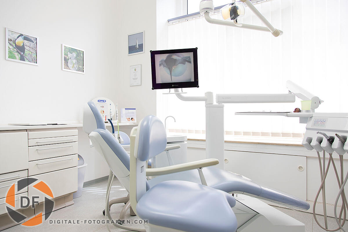 Behandlungsraum eines Zahnarztpraxis